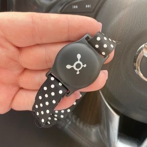 Orange theory tracker, with polka dot band!